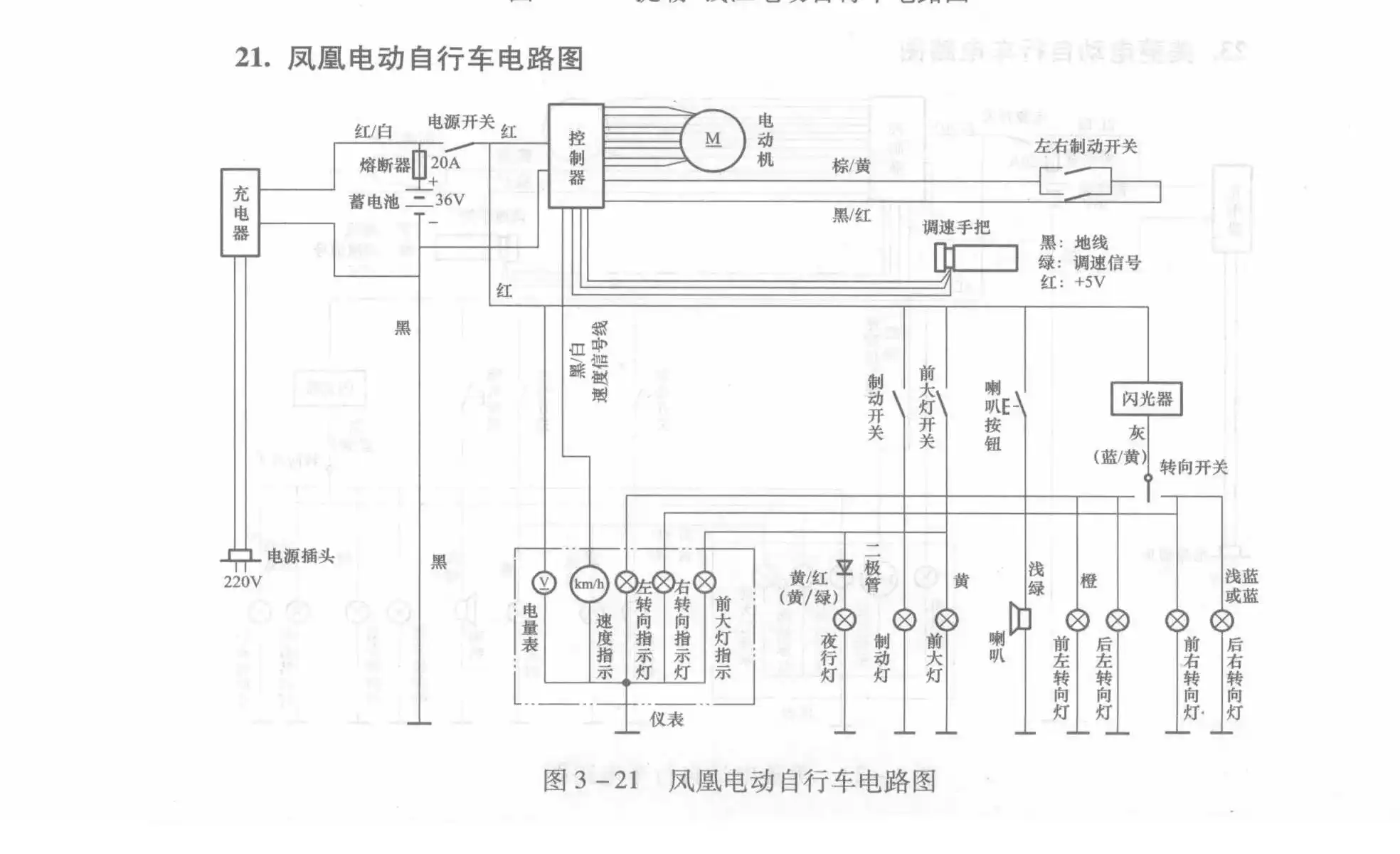 Phoenix Electric Bicycle Circuit Diagram