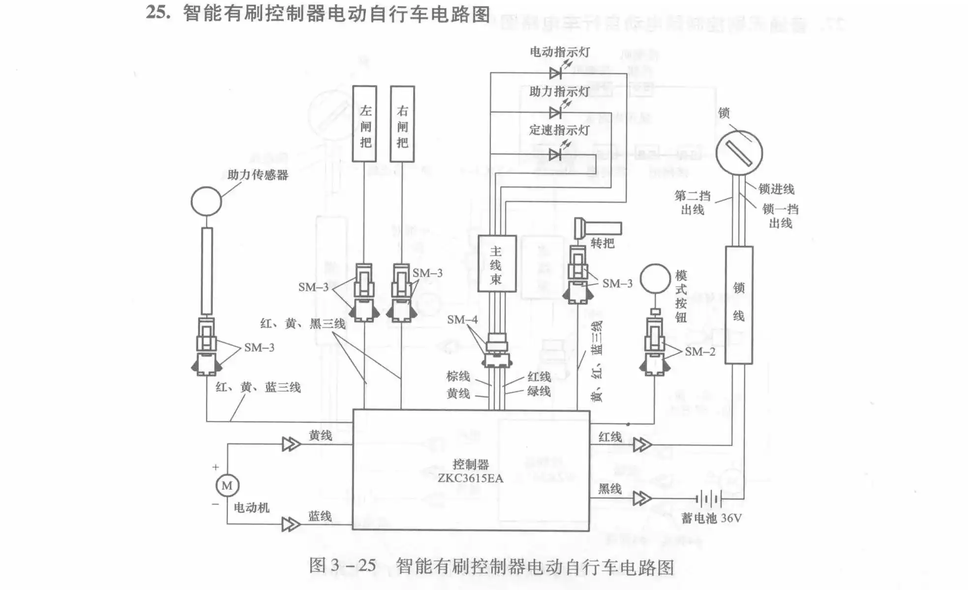 Intelligent Brushed Controller Electric Bicycle Circuit Diagram