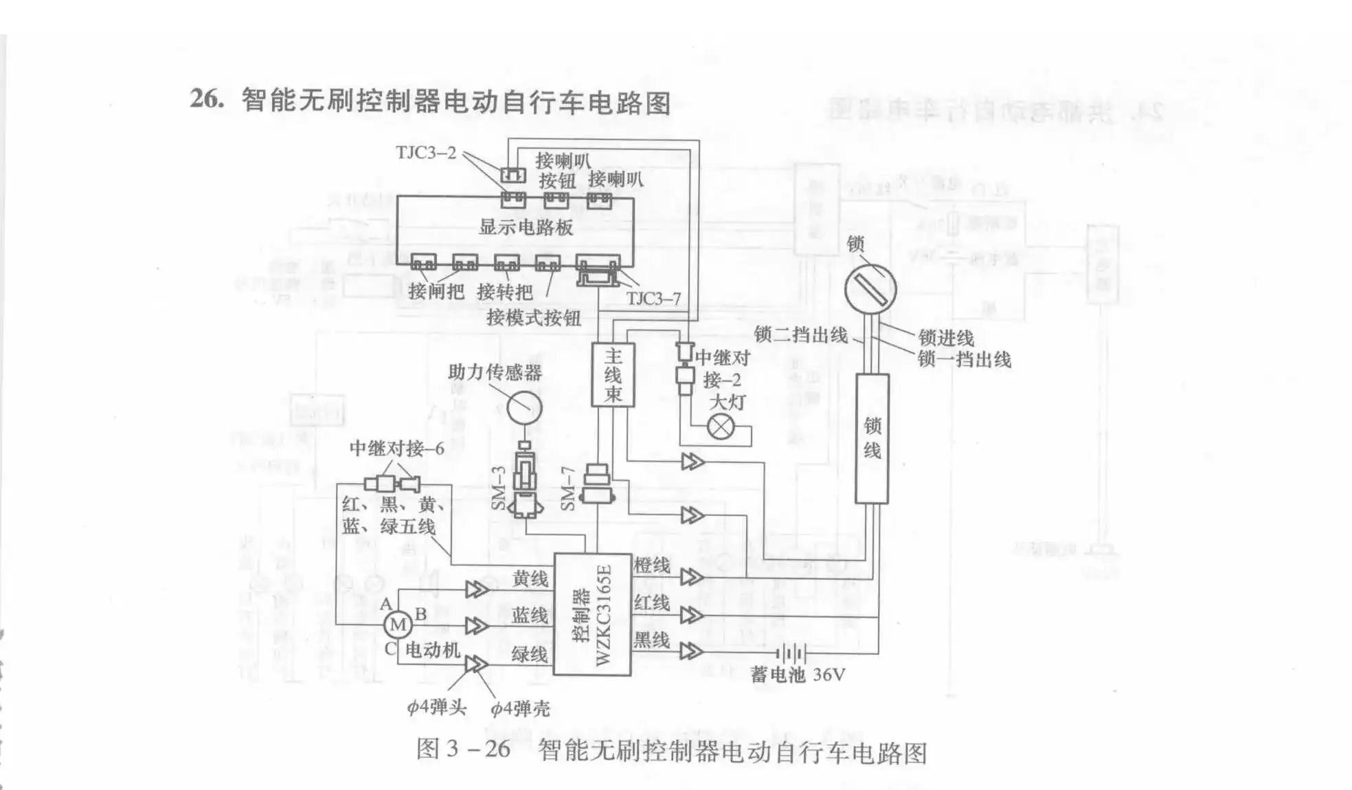 Intelligent Brushless Controller Electric Bicycle Circuit Diagram