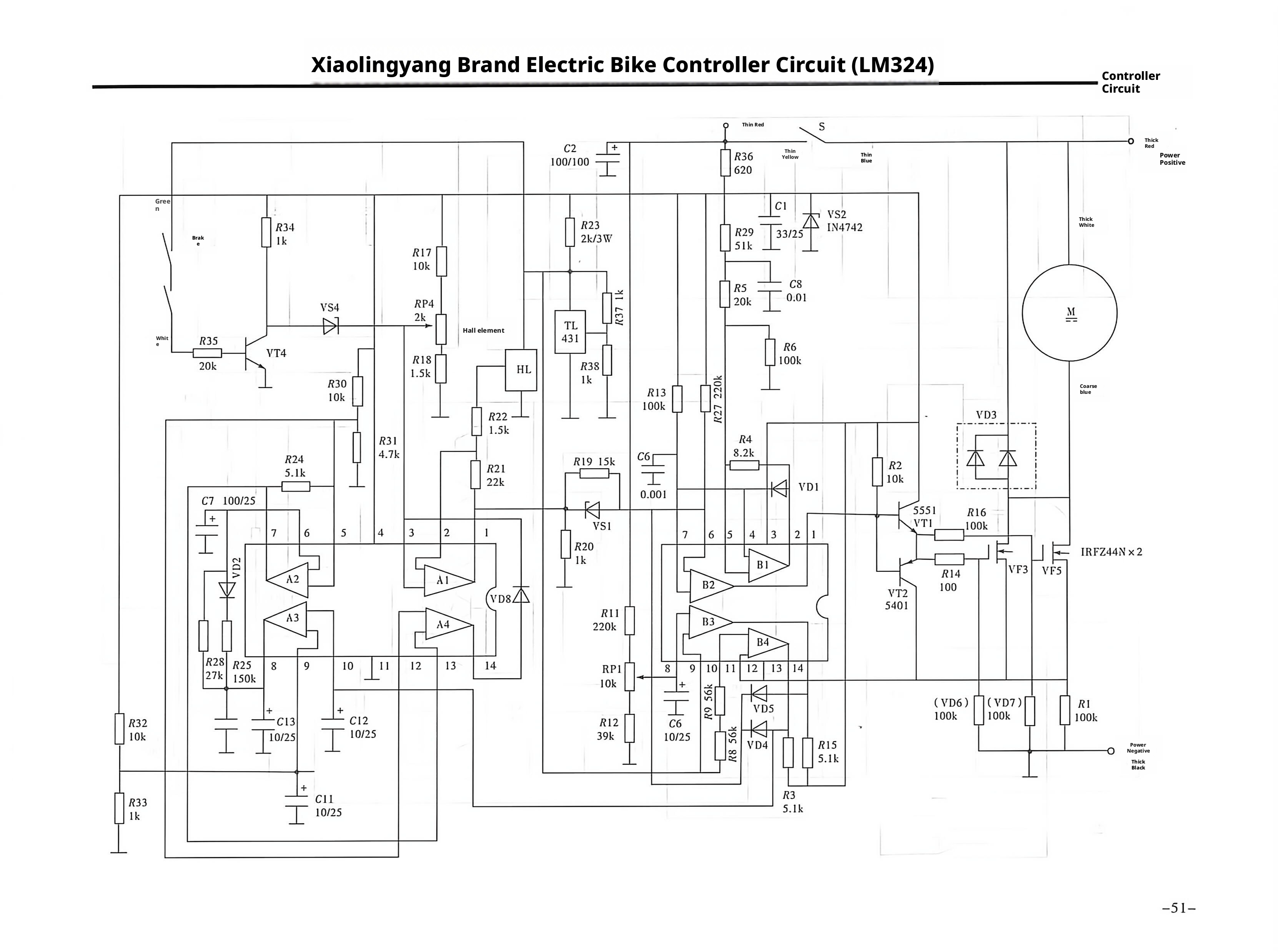E-bike Circuit Diagram1