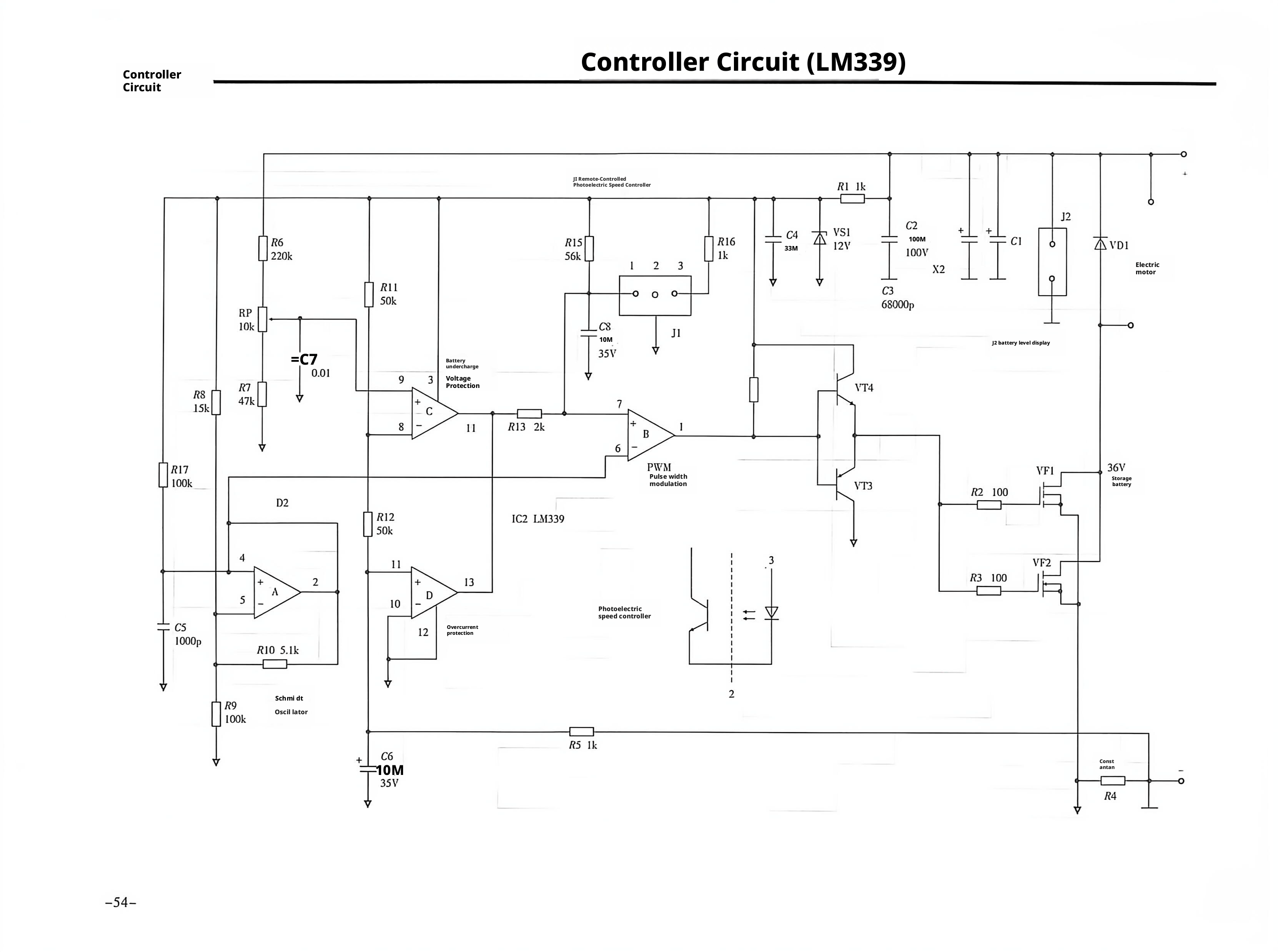 E-bike Circuit Diagram1