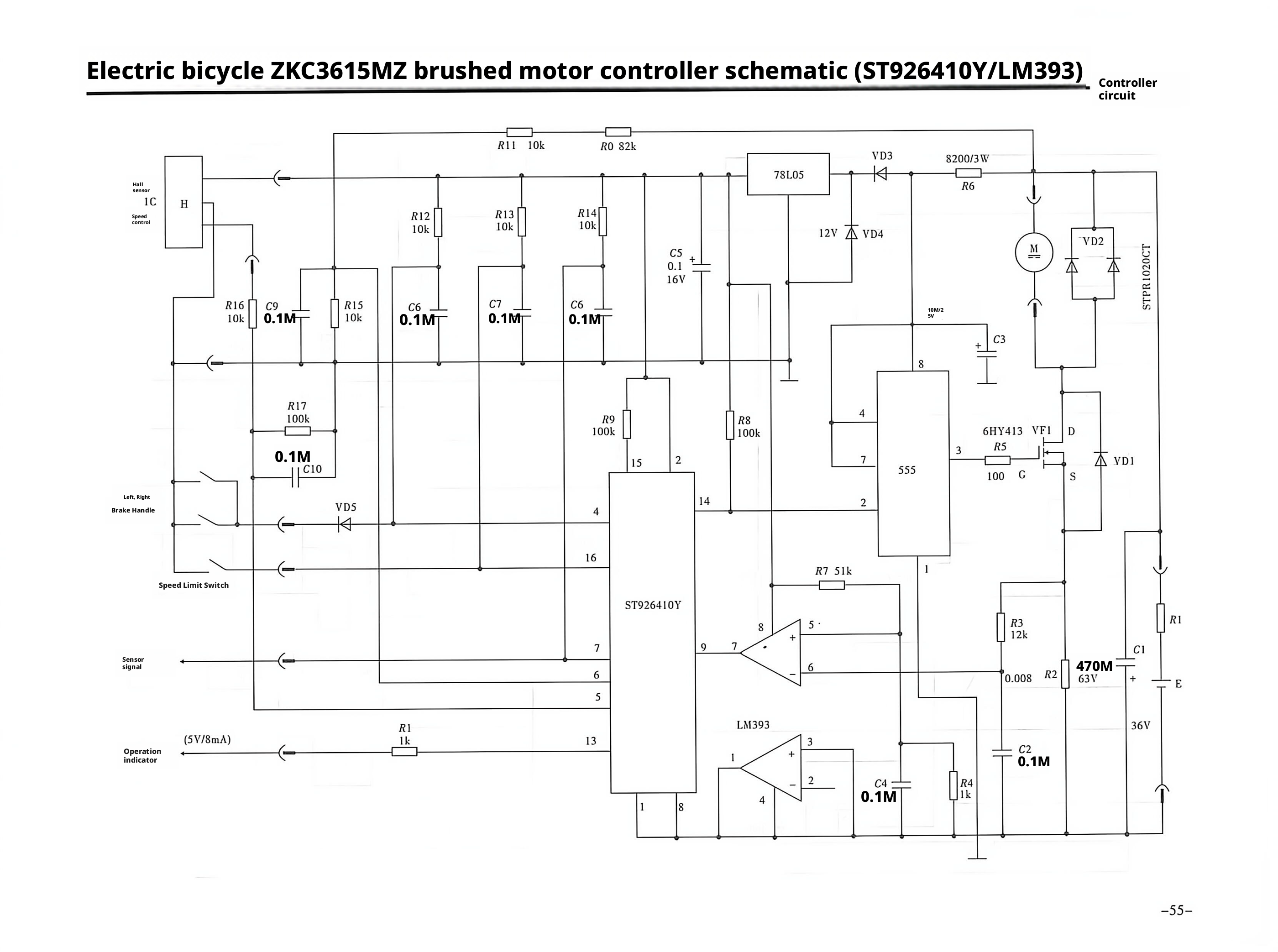 E-bike Circuit Diagram1