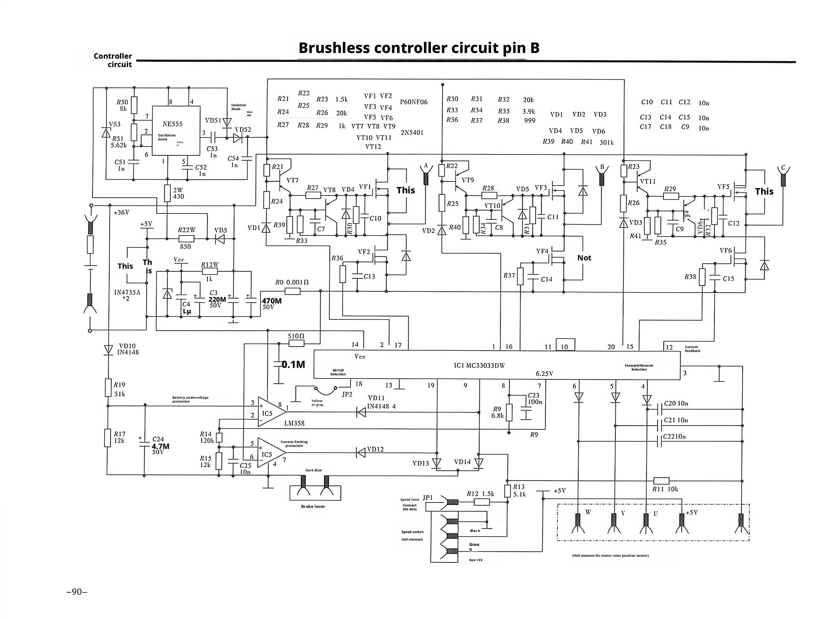 E-bike Circuit Diagram1