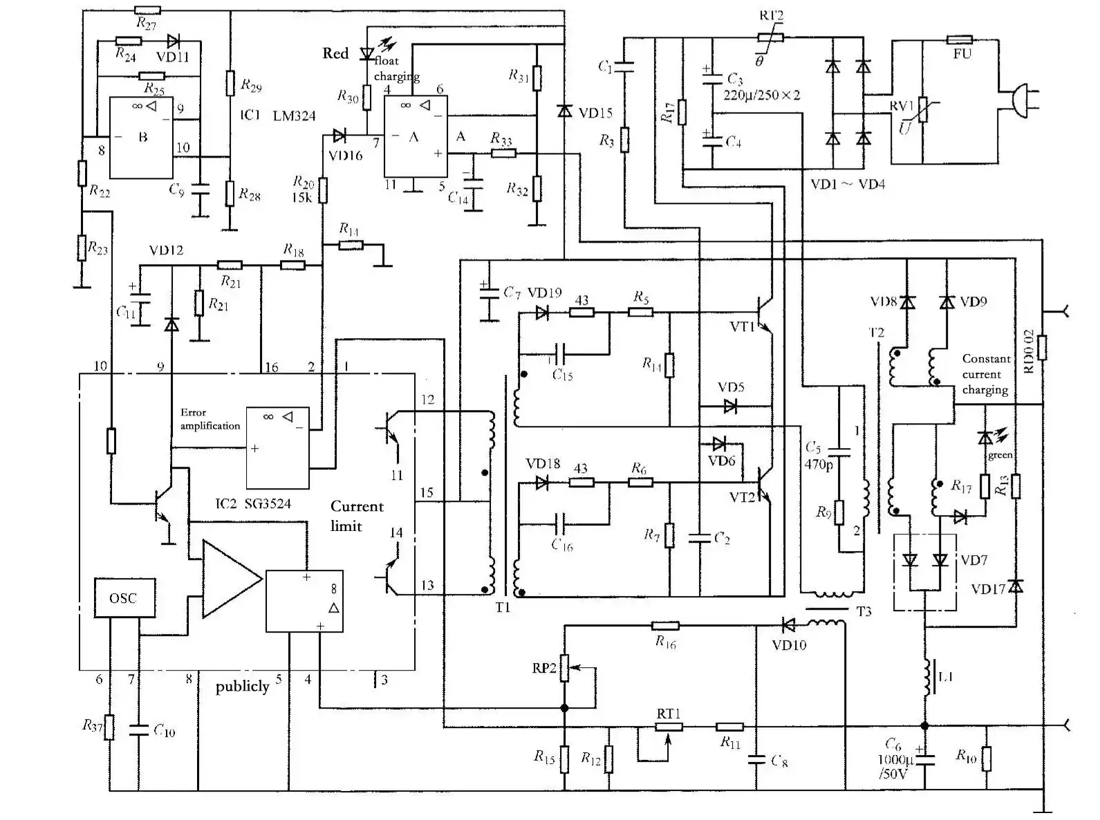 Charger Circuit Diagram